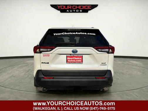 Blizzard Pearl 2021 Toyota RAV4 Hybrid XLE Premium AWD (Natl)