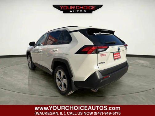 Blizzard Pearl 2021 Toyota RAV4 Hybrid XLE Premium AWD (Natl)