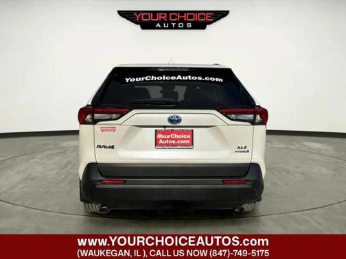 Blizzard Pearl 2021 Toyota RAV4 Hybrid XLE Premium AWD (Natl)