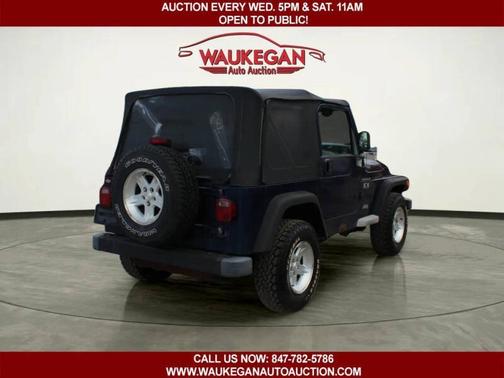 Patriot Blue Pearl 2002 Jeep Wrangler 2dr X