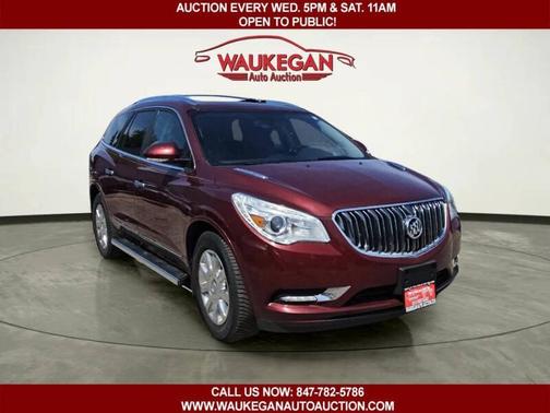 Crimson Red Tintcoat 2017 Buick Enclave AWD 4dr Leather