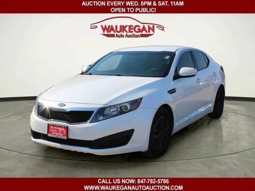 Snow White Pearl 2011 Kia Optima 4dr Sdn 2.4L Auto LX