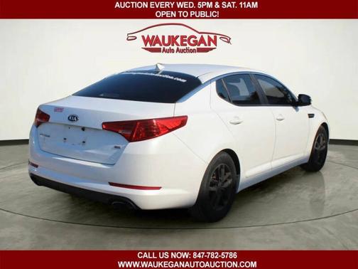 Snow White Pearl 2011 Kia Optima 4dr Sdn 2.4L Auto LX