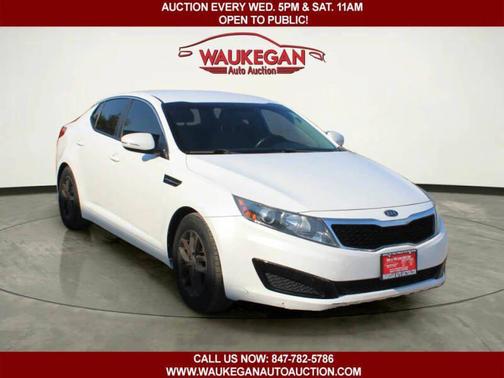 Snow White Pearl 2011 Kia Optima 4dr Sdn 2.4L Auto LX