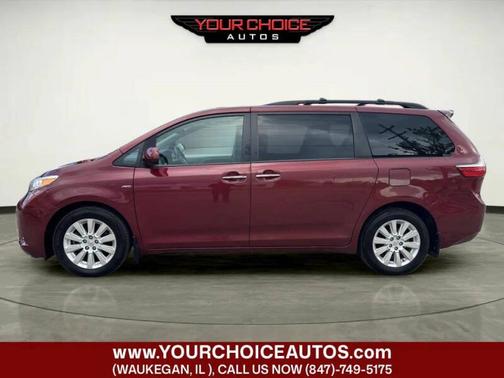Salsa Red Pearl 2016 Toyota Sienna 5dr 7-Pass Van XLE AWD (Natl)