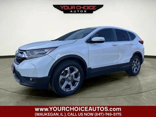 Platinum White Pearl 2019 Honda CR-V EX AWD