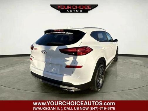 Dazzling White 2019 Hyundai TUCSON Sport FWD
