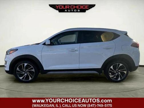 Dazzling White 2019 Hyundai TUCSON Sport FWD