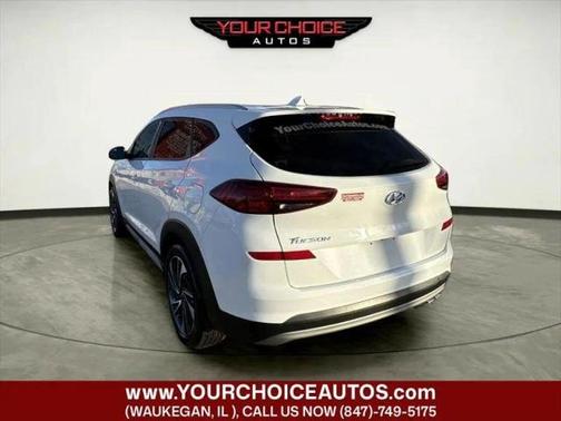 Dazzling White 2019 Hyundai TUCSON Sport FWD