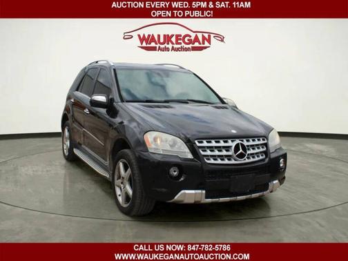 Black 2009 Mercedes-Benz M-Class 4MATIC 4dr 5.5L