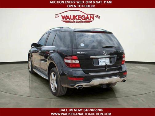 Black 2009 Mercedes-Benz M-Class 4MATIC 4dr 5.5L