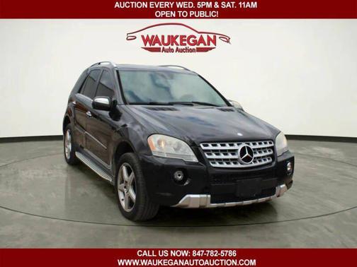 Black 2009 Mercedes-Benz M-Class 4MATIC 4dr 5.5L