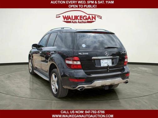 Black 2009 Mercedes-Benz M-Class 4MATIC 4dr 5.5L