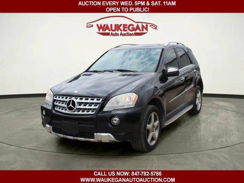 Black 2009 Mercedes-Benz M-Class 4MATIC 4dr 5.5L