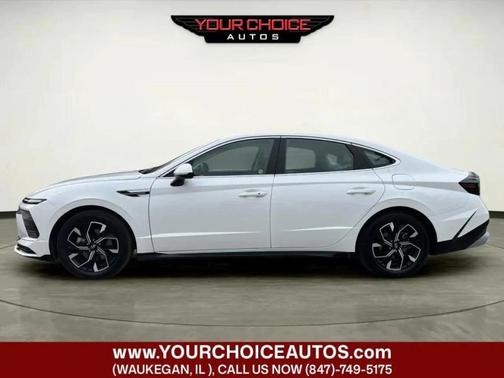 Serenity White 2025 Hyundai SONATA SEL FWD