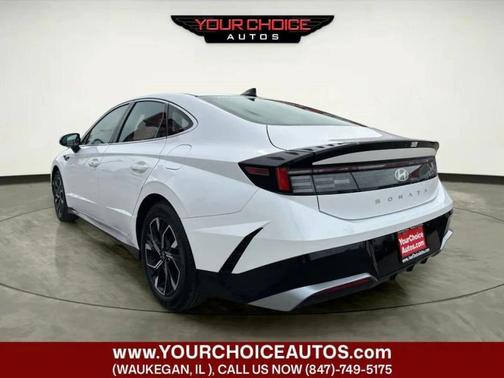 Serenity White 2025 Hyundai SONATA SEL FWD