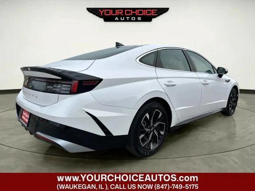 Serenity White 2025 Hyundai SONATA SEL FWD