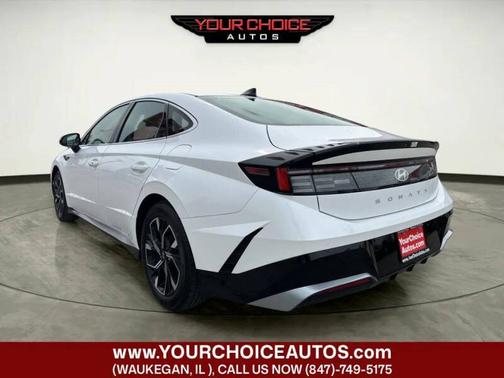 Serenity White 2025 Hyundai SONATA SEL FWD