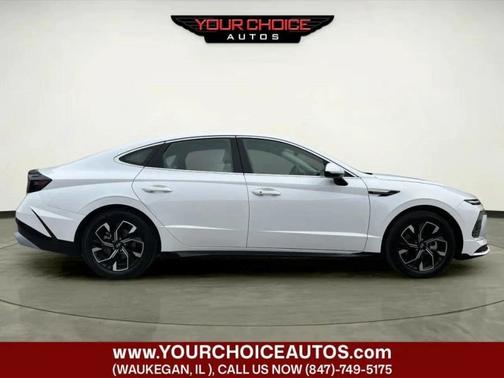 Serenity White 2025 Hyundai SONATA SEL FWD