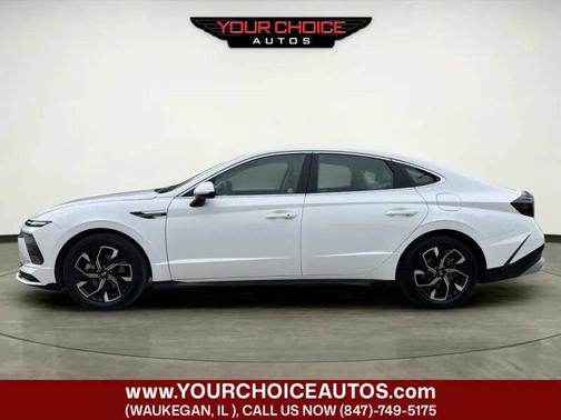 Serenity White 2025 Hyundai SONATA SEL FWD