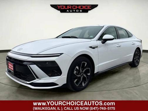 Serenity White 2025 Hyundai SONATA SEL FWD