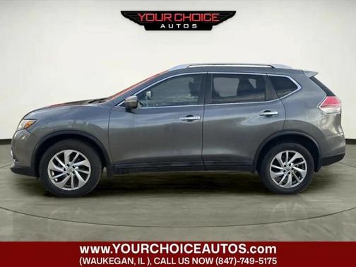 Gun Metallic 2015 Nissan Rogue AWD 4dr SL