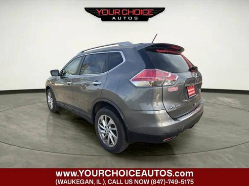 Gun Metallic 2015 Nissan Rogue AWD 4dr SL