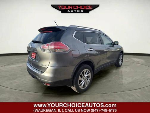 Gun Metallic 2015 Nissan Rogue AWD 4dr SL