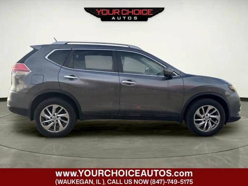 Gun Metallic 2015 Nissan Rogue AWD 4dr SL