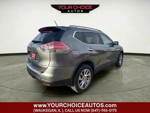 Gun Metallic 2015 Nissan Rogue AWD 4dr SL