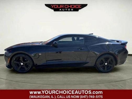 Black 2017 Chevrolet Camaro 2dr Cpe 1LT