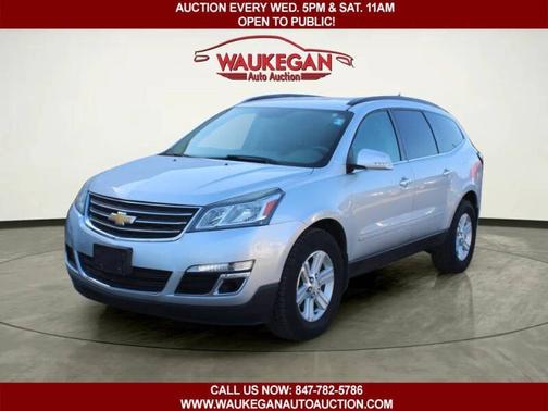 Silver Ice Metallic 2014 Chevrolet Traverse AWD 4dr LT w/2LT