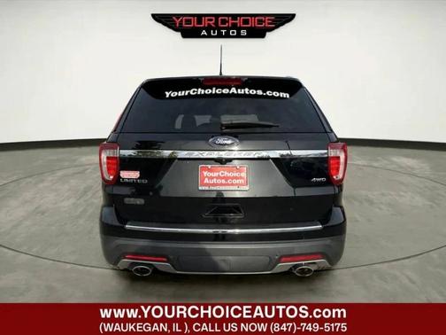 Shadow Black 2018 Ford Explorer Limited 4WD