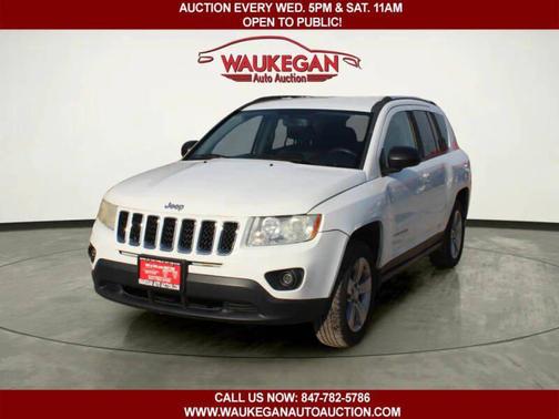 Bright White 2012 Jeep Compass 4WD 4dr Latitude