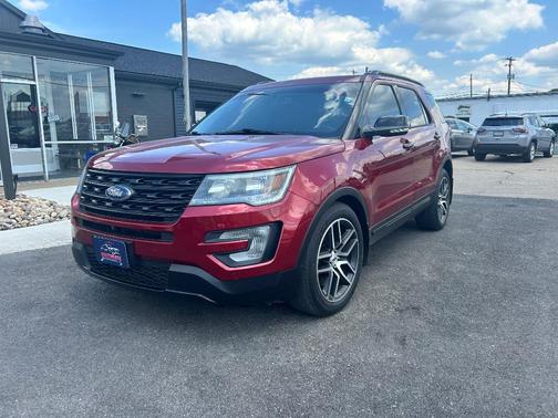 RED 2016 Ford Explorer Sport