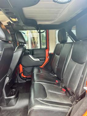 ORANGE 2015 Jeep Wrangler Unlimited Rubicon