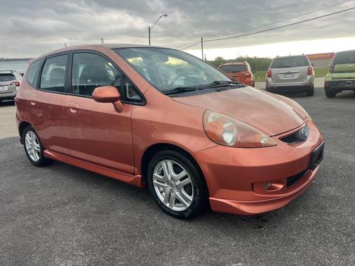 Blaze Orange Metallic 2008 Honda Fit Sport