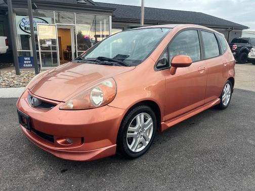 Blaze Orange Metallic 2008 Honda Fit Sport