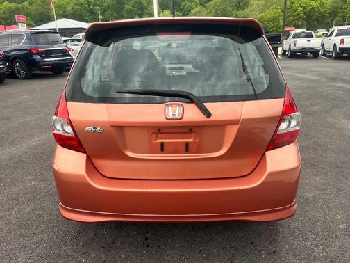 Blaze Orange Metallic 2008 Honda Fit Sport
