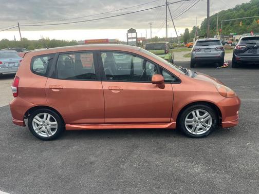 Blaze Orange Metallic 2008 Honda Fit Sport