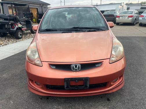 Blaze Orange Metallic 2008 Honda Fit Sport