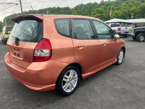 Blaze Orange Metallic 2008 Honda Fit Sport