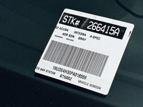 Liquid Carbon Metallic 2023 Acura Integra A-SPEC