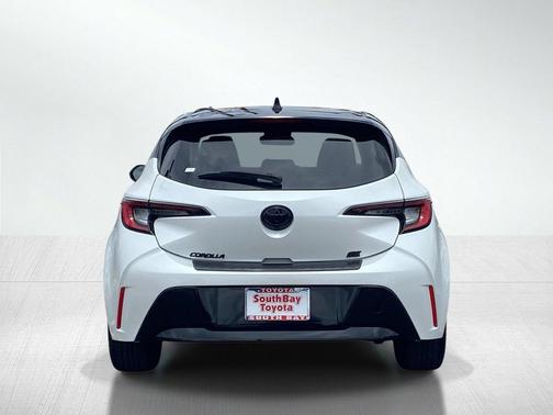 Wind Chill Pearl/Midnight Black Metallic 2025 Toyota Corolla Hatchback Nightshade Edition