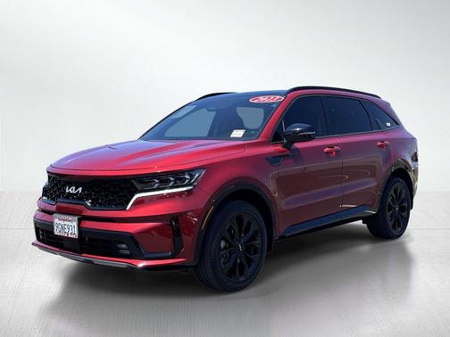 Passion Red Tintcoat 2023 Kia Sorento SX