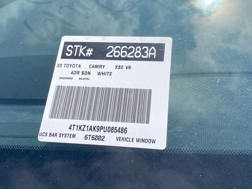 Midnight Black Metallic 2023 Toyota Camry XSE