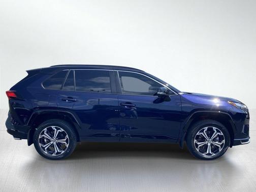 Blueprint/Midnight Black Metallic 2025 Toyota RAV4 Hybrid SE