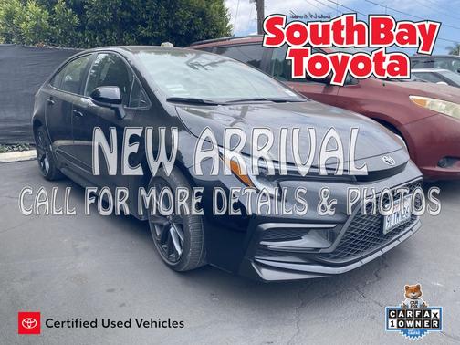 Midnight Black Metallic 2024 Toyota Corolla SE