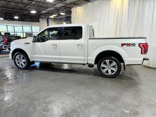 White Platinum Metallic Tri-Coat 2016 Ford F-150 Platinum