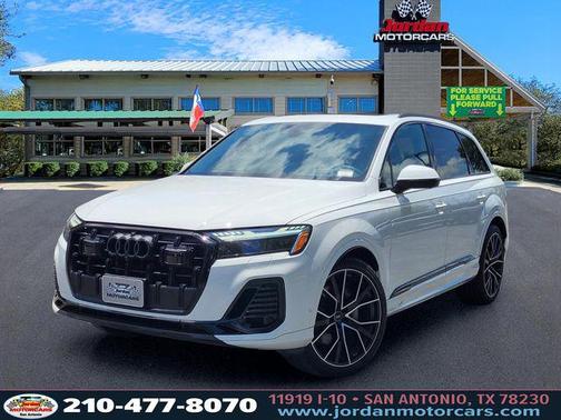 Glacier White Metallic 2025 Audi Q7 55 Prestige